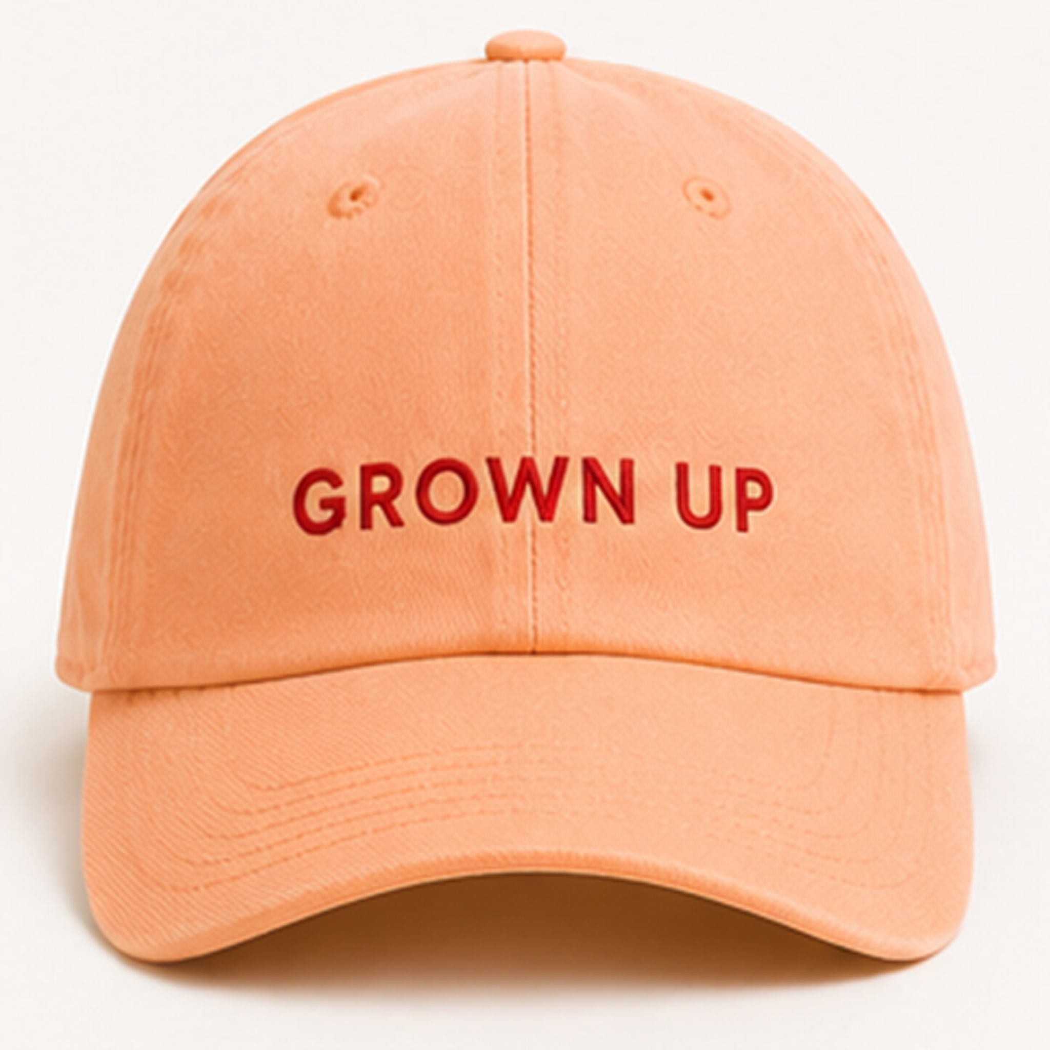 Grown Up Embroidered Hat